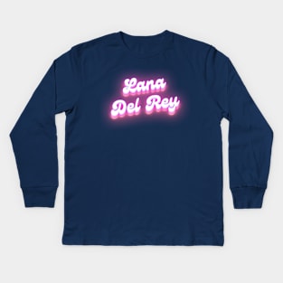 Lana Del Rey - California Summer Kids Long Sleeve T-Shirt